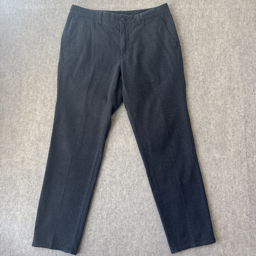 Bonobos Brushed Twill Chino Pants‎ Mens 32x30 Dark Gray Slim Fit Cotton Stretch